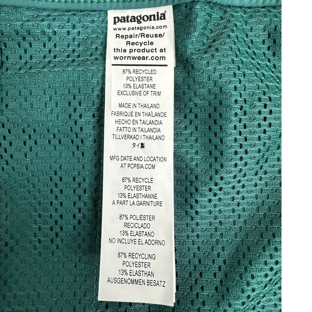 Patagonia Men's Hydropeak Volley Shorts Surf Activist Boreal Green Size XXL New - Picture 12 of 14